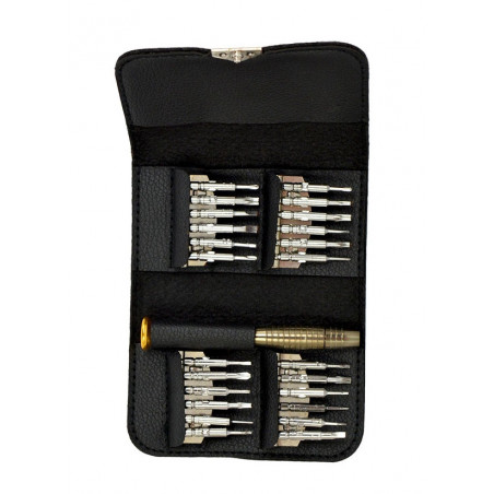 Screwdrivers repairset in a pouch (25 parts)