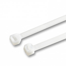 Set of 200 strong tie wraps, 4.8x370 mm (white, extra long)