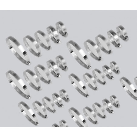 Set di 80 fascette stringitubo (diametro 12-40 mm, in 2 scatole
