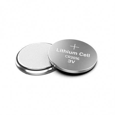 Set of 5 CR2016 batteries (button cells, 3V)