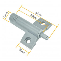 Set di 10 serrande in plastica (grigie, comprese le viti