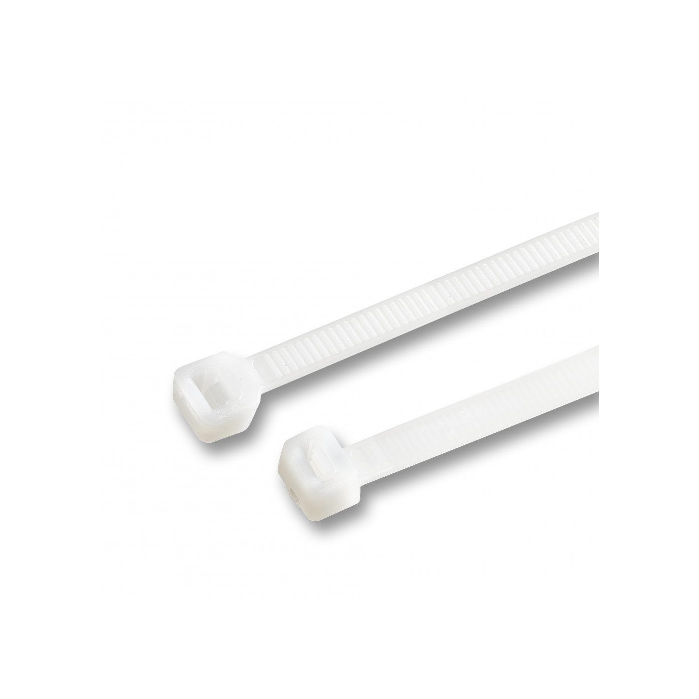 Lot de 150 attaches fortes, 7,8x370 mm (blanc, extra large)