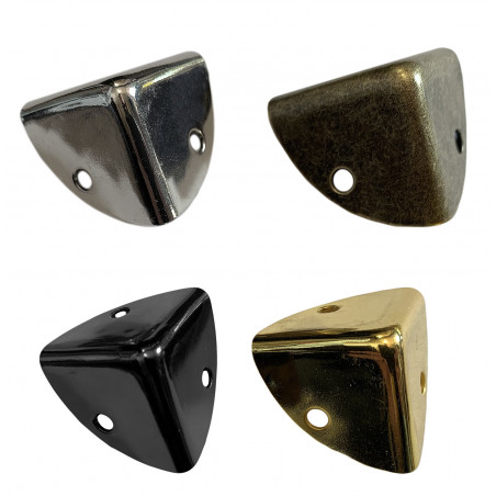 Set van 24 kisthoeken 25x25x25 mm, goud Set van 24 kisthoeken 25x25x25 mm, goud