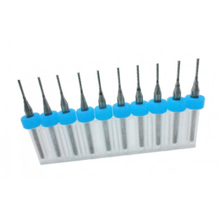 Set di 10 frese per micro fresatura (0,90 mm)