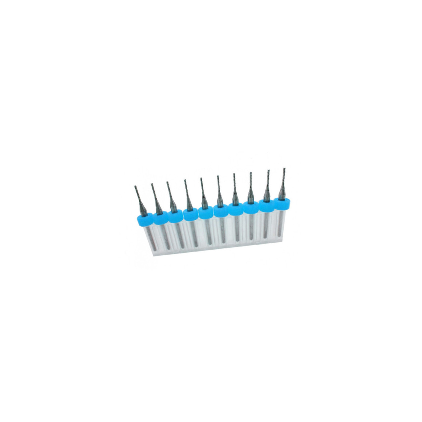 Combi set van 10 micro freesjes (0.80-1.80 mm)