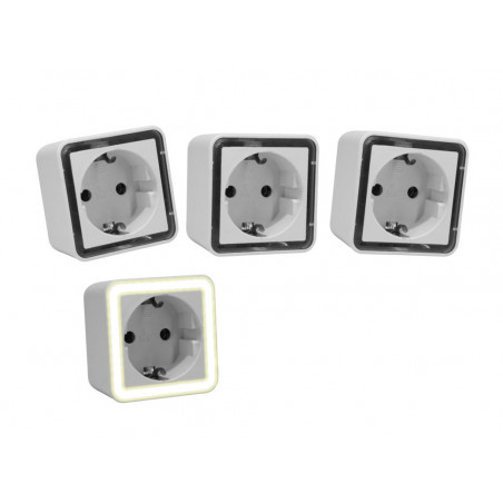 Set van 3 nachtlampjes met lichtsensor (ook voor kinderen) Set van 3 nachtlampjes met lichtsensor (ook voor kinderen)