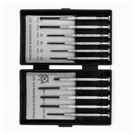 Set precision screwdrivers (11 pieces)