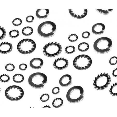 Juego de arandelas de resorte 1440 (lisas y dentadas)