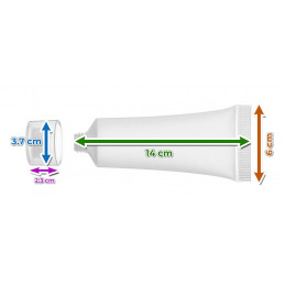 Lot de 30 flacons rechargeables, tubes (100 ml, avec bouchon à