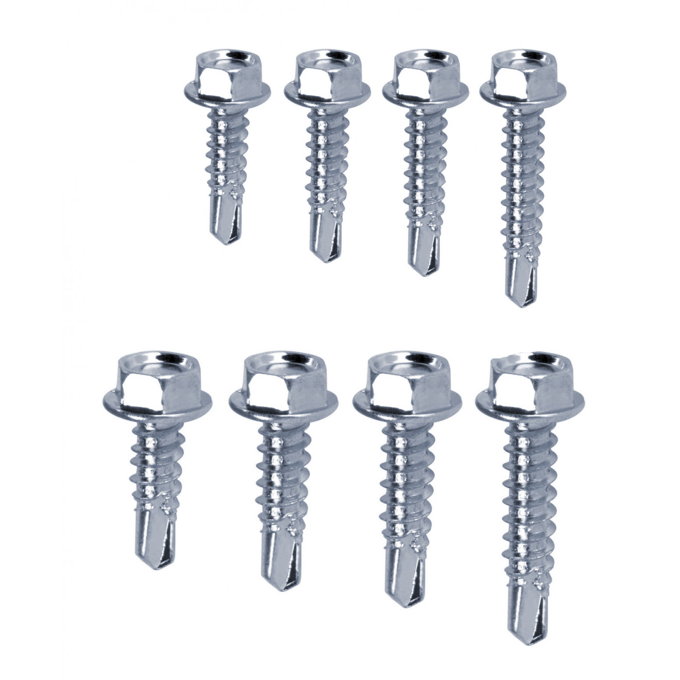 Set of 360 self tapping screws (hex washer head)