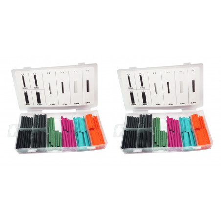 Heat shrink tubing set (240 pieces: 4, 5, 7 and 8 mm)