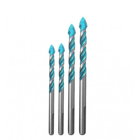 Set of 4 glass, granite, ceramic and marble drills Set of 4 glass, granite, ceramic and marble drills