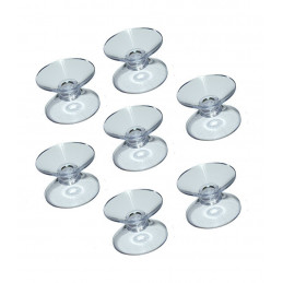 Lot de 60 ventouses en caoutchouc double (30 mm)