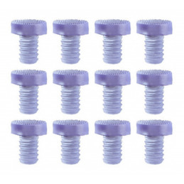 Set of 30 PVC plugs, buffers, bumpers (round, 8.8 mm