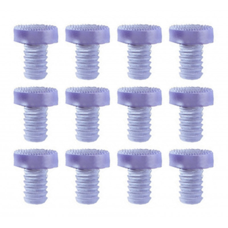 Set of 30 PVC plugs, buffers, bumpers (round, 8.8 mm