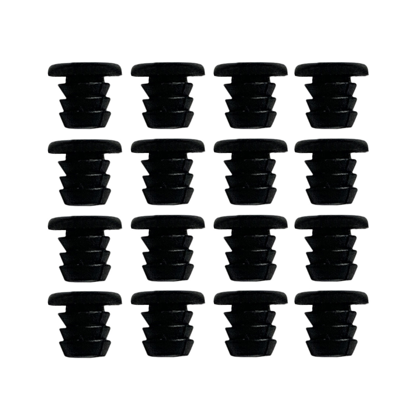 Set von 300 Gummikappen, Puffern, Türklappen (Typ 1, schwarz, 5 mm) - 1 Set von 300 Gummikappen, Puffern, Türklappen (Typ 1, schwarz, 5 mm) - 1