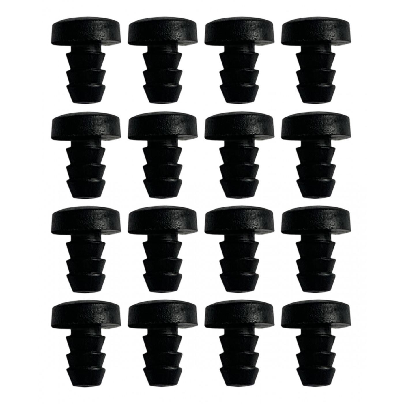 Jeu de 150 capuchons en caoutchouc, tampons, amortisseurs de porte (type 2, noir, 5 mm) - 1 Jeu de 150 capuchons en caoutchouc, tampons, amortisseurs de porte (type 2, noir, 5 mm) - 1