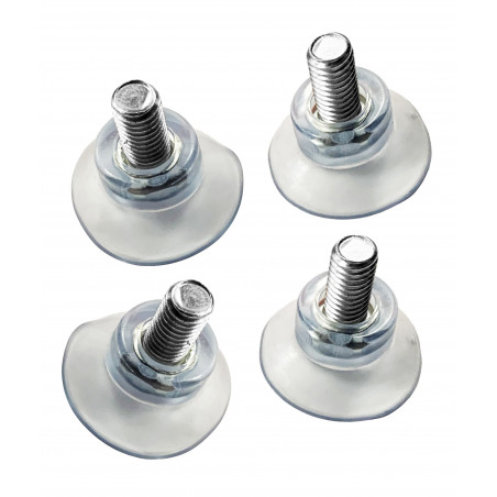 Set von 40 Gummisaugnäpfen (32 mm, mit M8-Stange) - 1 Set von 40 Gummisaugnäpfen (32 mm, mit M8-Stange) - 1