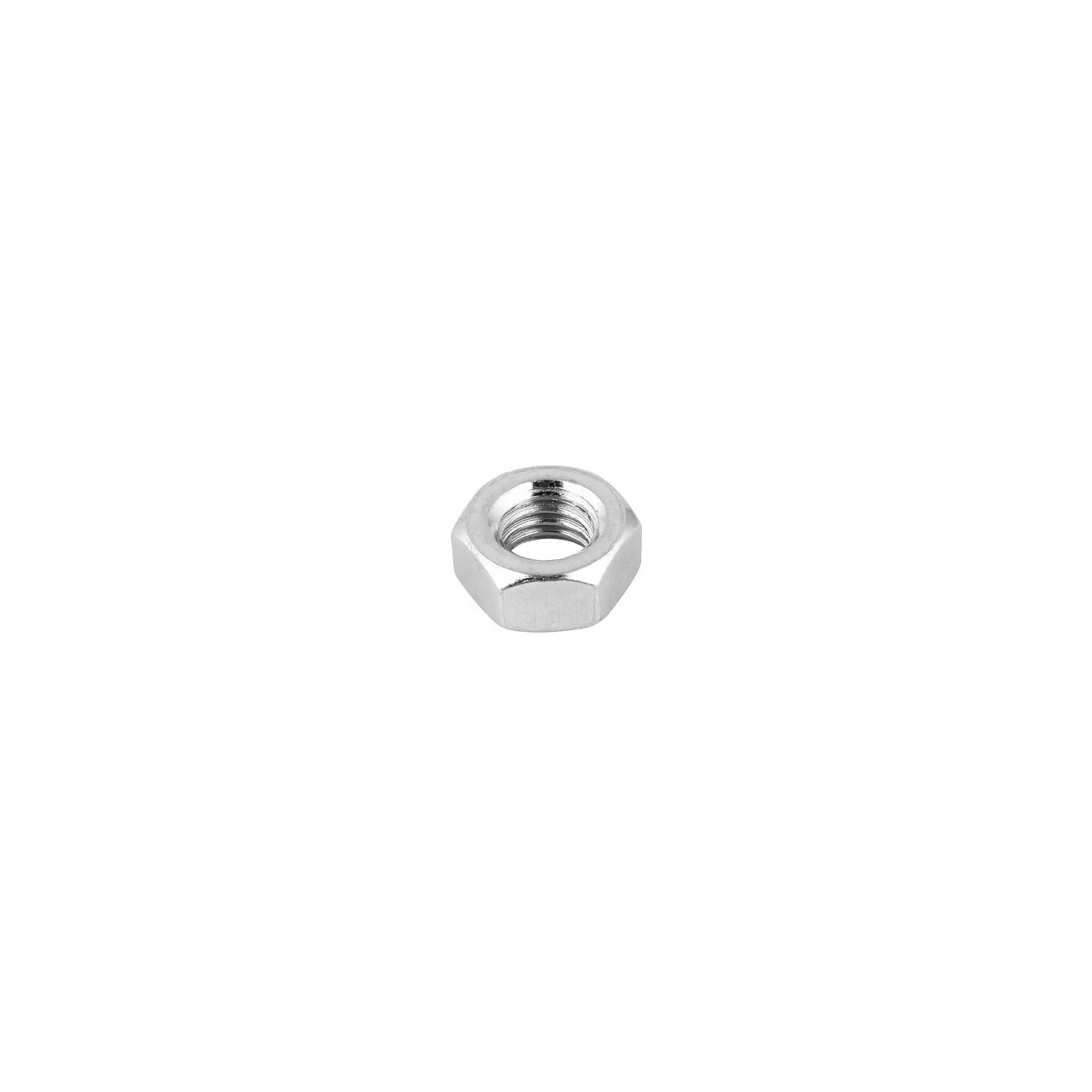 Set of 40 hexagon nuts (M4, galvanized steel, DIN 934)