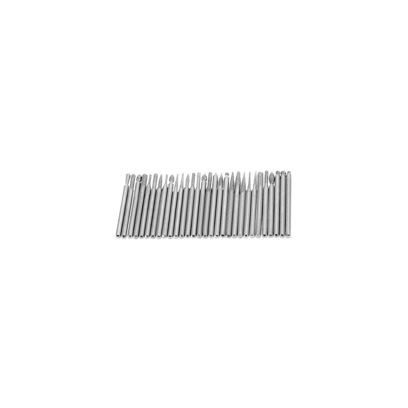 Set diamond (dremel) grinding burrs (30 pieces)