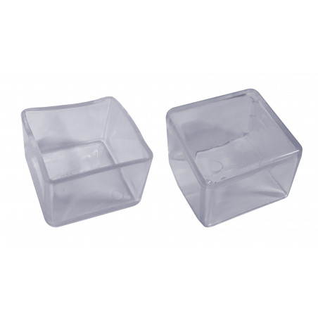 Set of 32 silicone chair leg caps (outside, square, 60 mm Set of 32 silicone chair leg caps (outside, square, 60 mm