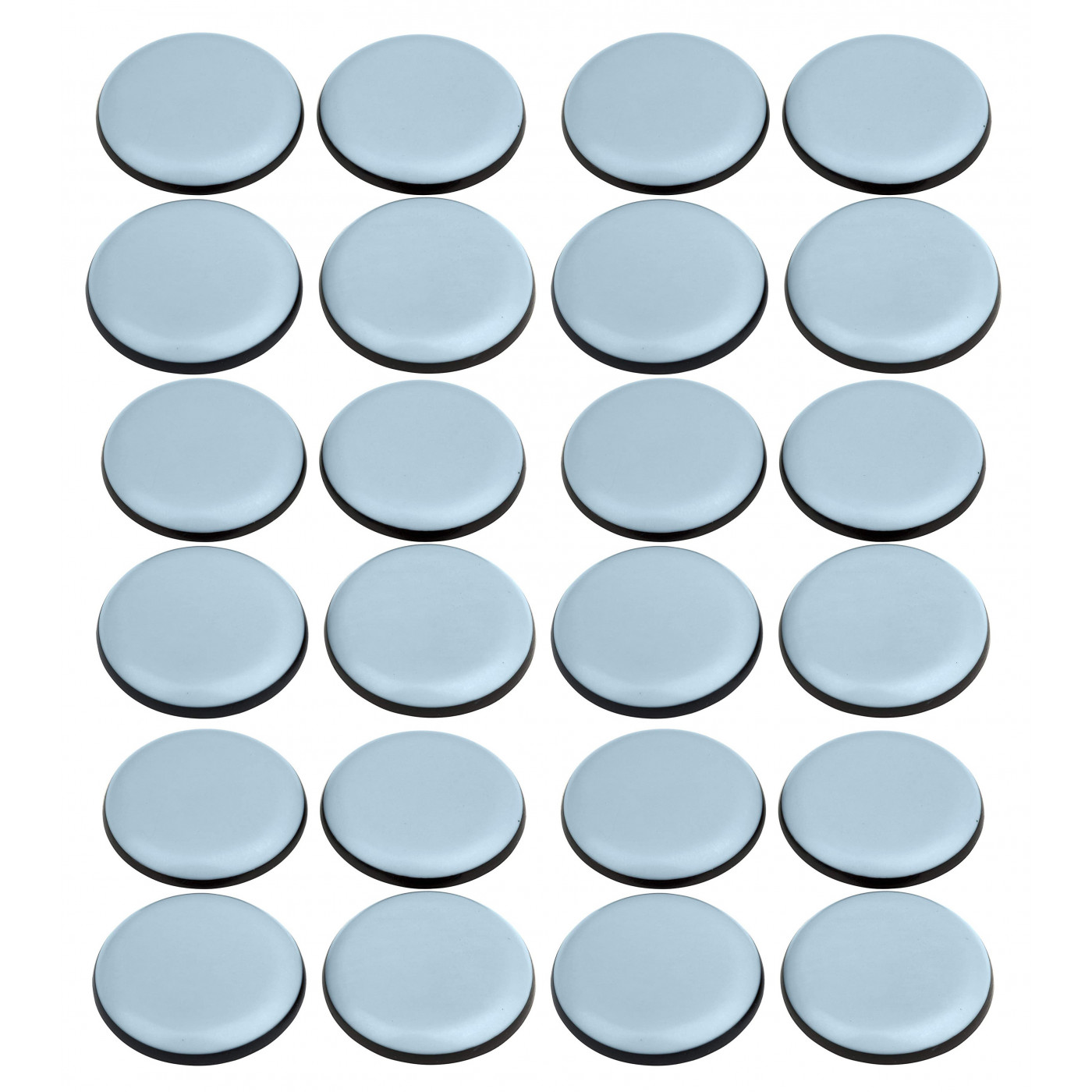 Lot de 24 protecteurs de sol anti-rayures pour meubles (ronds, 25 mm, PTFE) - 1 Lot de 24 protecteurs de sol anti-rayures pour meubles (ronds, 25 mm, PTFE) - 1