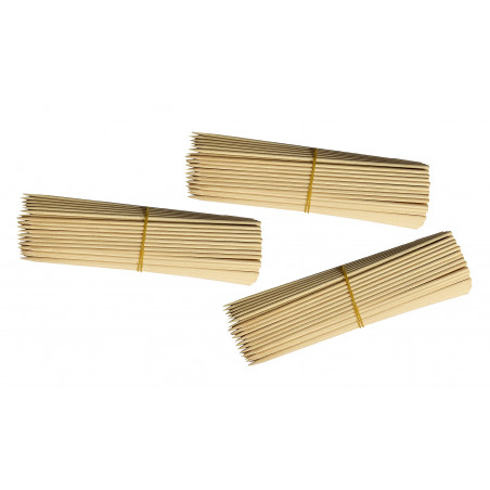Juego de 750 palitos de madera (3 mm x 18 cm, madera de abedul Juego de 750 palitos de madera (3 mm x 18 cm, madera de abedul