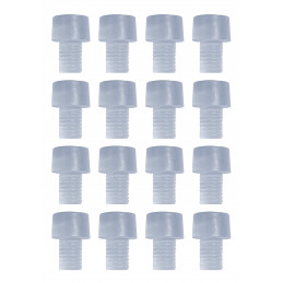 Set of 150 pvc caps, buffers, door dampers (type 4