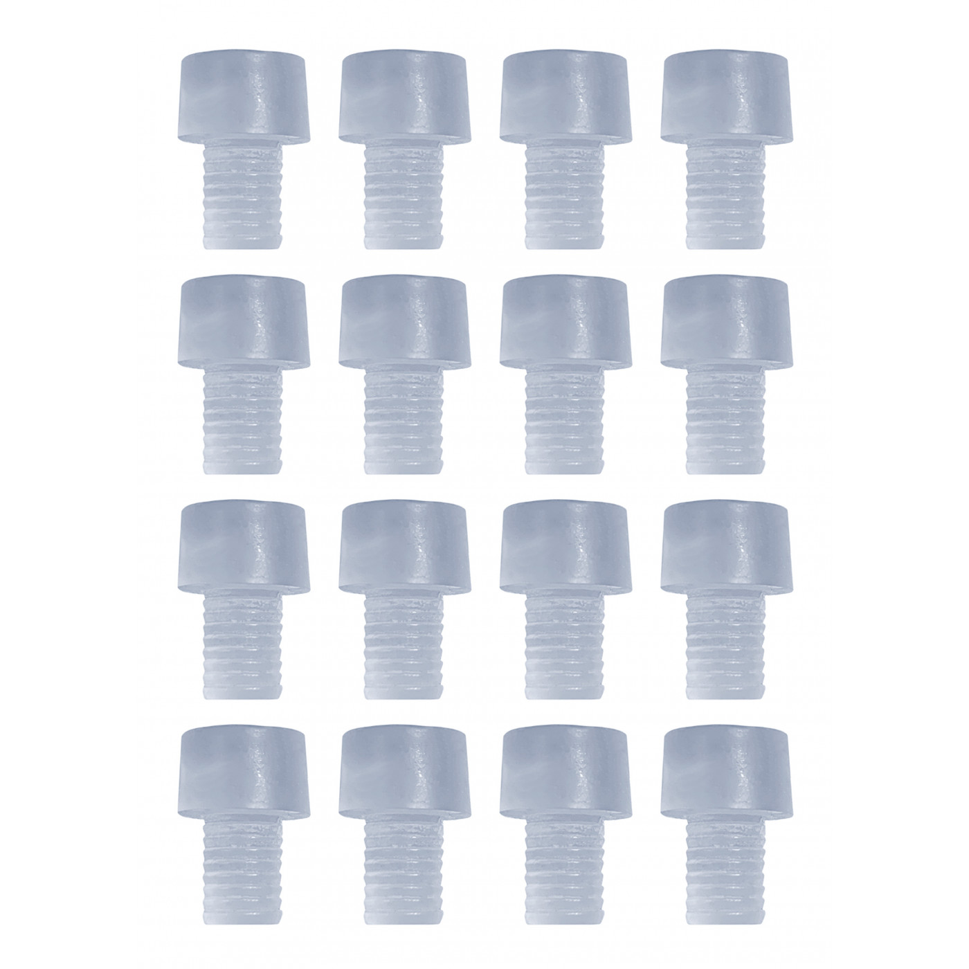 Conjunto de 150 tapas de goma, amortiguadores, amortiguadores de puerta (tipo 4, transparente, 6 mm) - 1 Conjunto de 150 tapas de goma, amortiguadores, amortiguadores de puerta (tipo 4, transparente, 6 mm) - 1