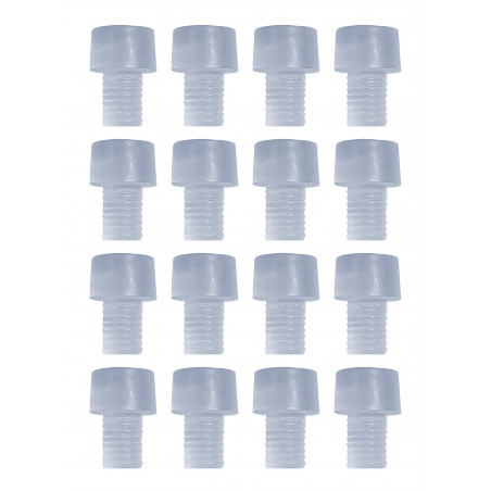 Set of 150 rubber caps, buffers, door dampers (type 4, transparent, 6 mm) - 1 Set of 150 rubber caps, buffers, door dampers (type 4, transparent, 6 mm) - 1