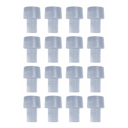 Jeu de 50 bouchons, tampons, pare-chocs PVC (intérieur, rond