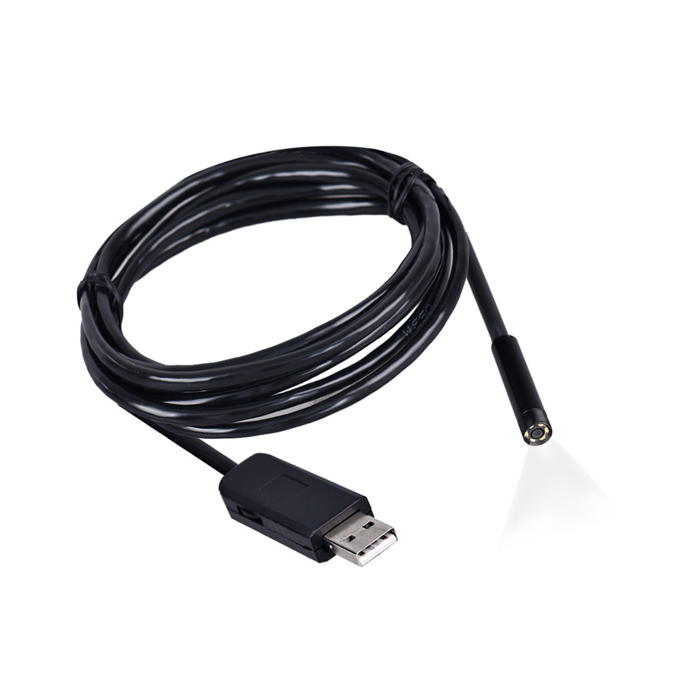 Basic USB endoscope camera, 2 meters cable