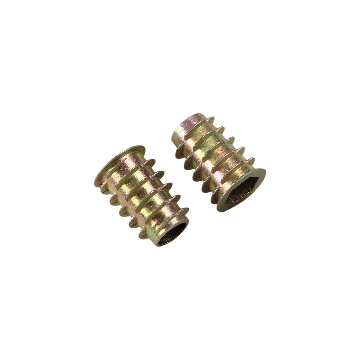 Set of 50 threaded inserts (screw-in nuts, M5x10 mm)