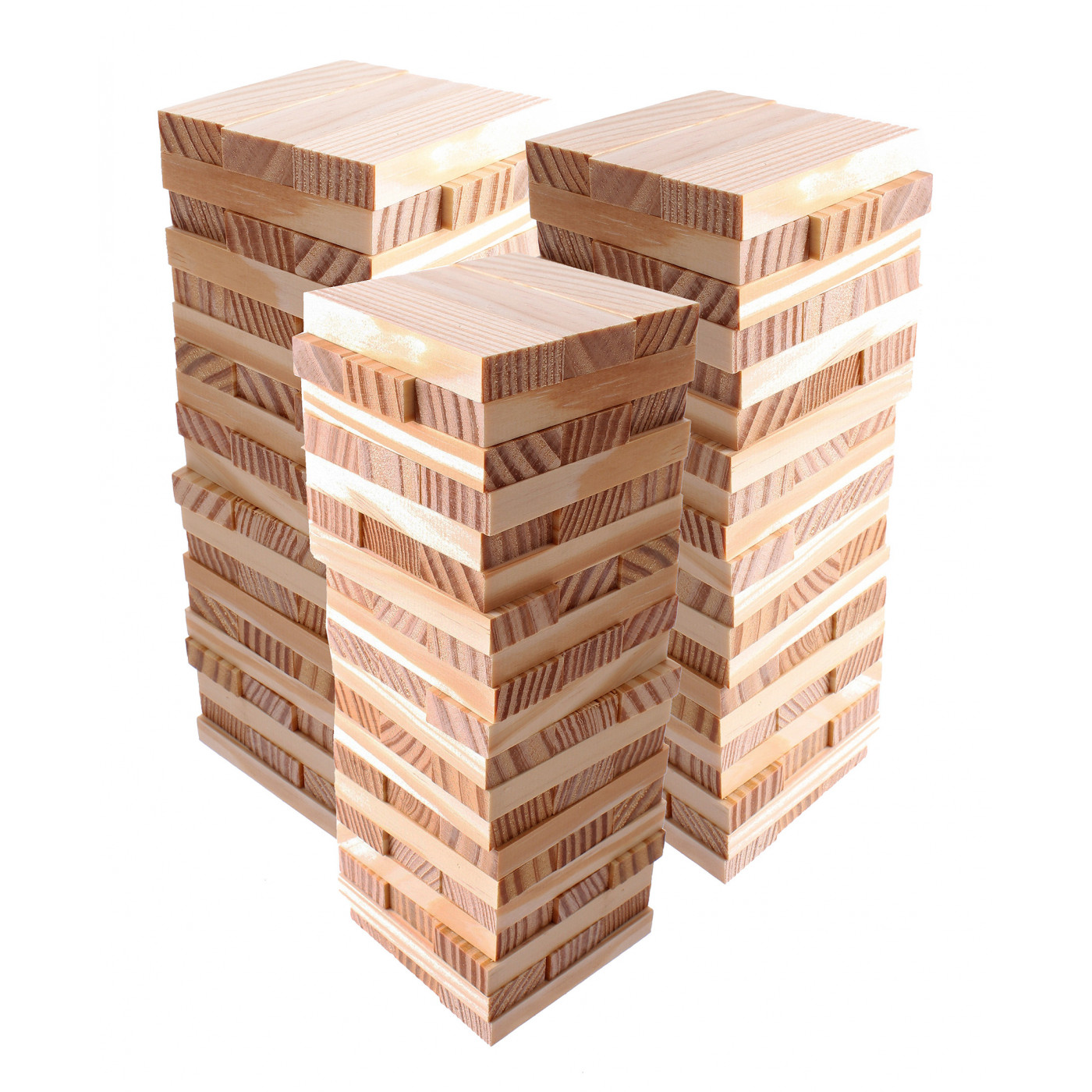 Set mit 180 Holzklötzen / Stöcken (7x2,3x1 cm)