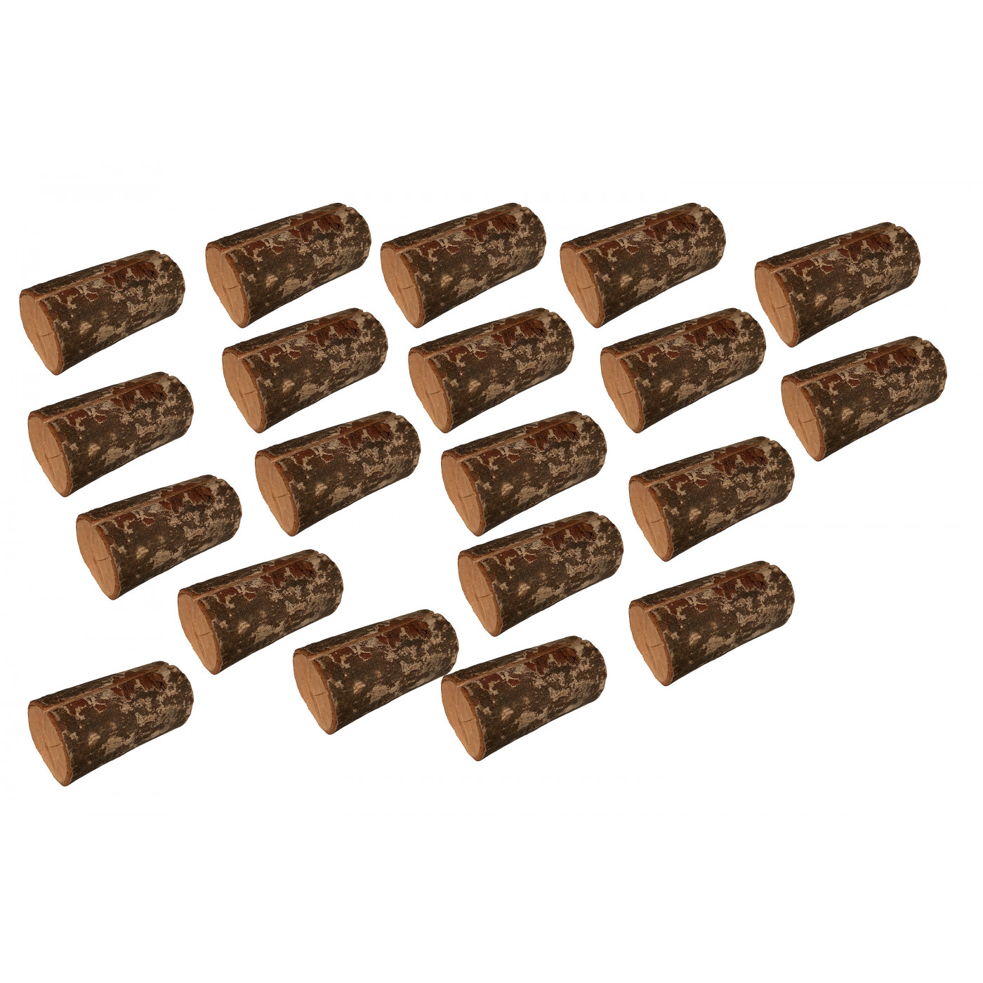 Set of 20 nice tree stump card holders (type 3)