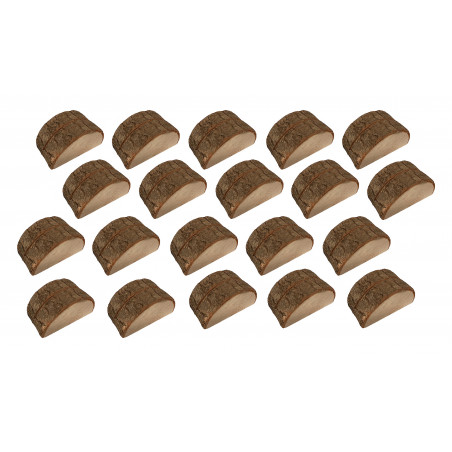 Set of 20 nice tree stump card holders (type 1)