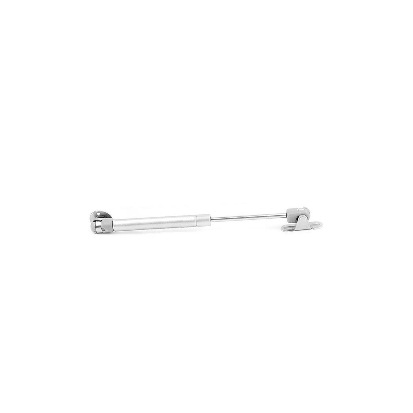 Universal gas spring with brackets (50N/5kg, 244 mm, silver)