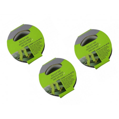 Set of 15 meters anti slip tape (5 cm wide, 15 meters length)