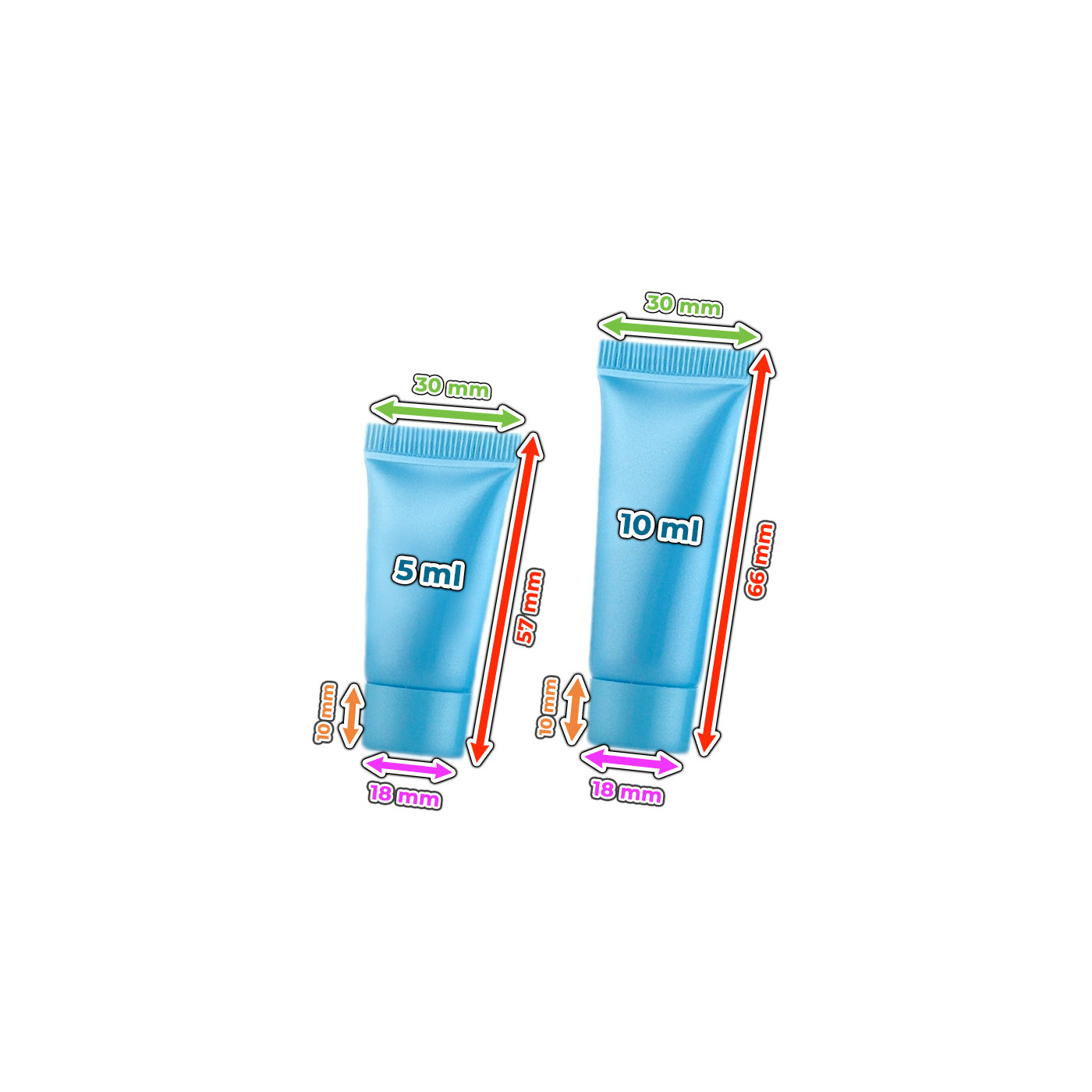 Tubes Vides Rechargeables 30 Ml – Lot De 20 Avec Extracteur – Plastique Transparent Pour Crèmes, Gels, Shampoings