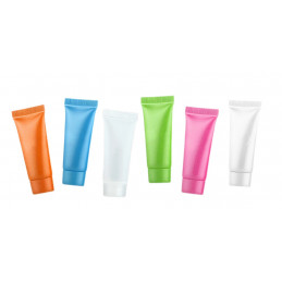 Conjunto de 48 tubos cosméticos reutilizáveis (10 ml, cores