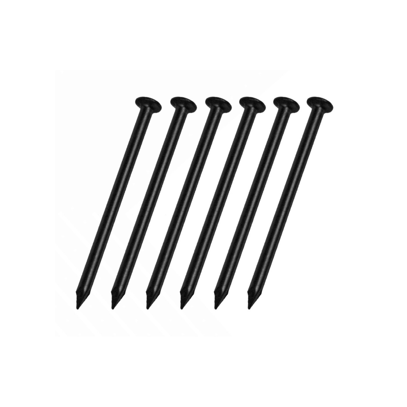 Set of 325 steel nails (2.0x30 mm, black)