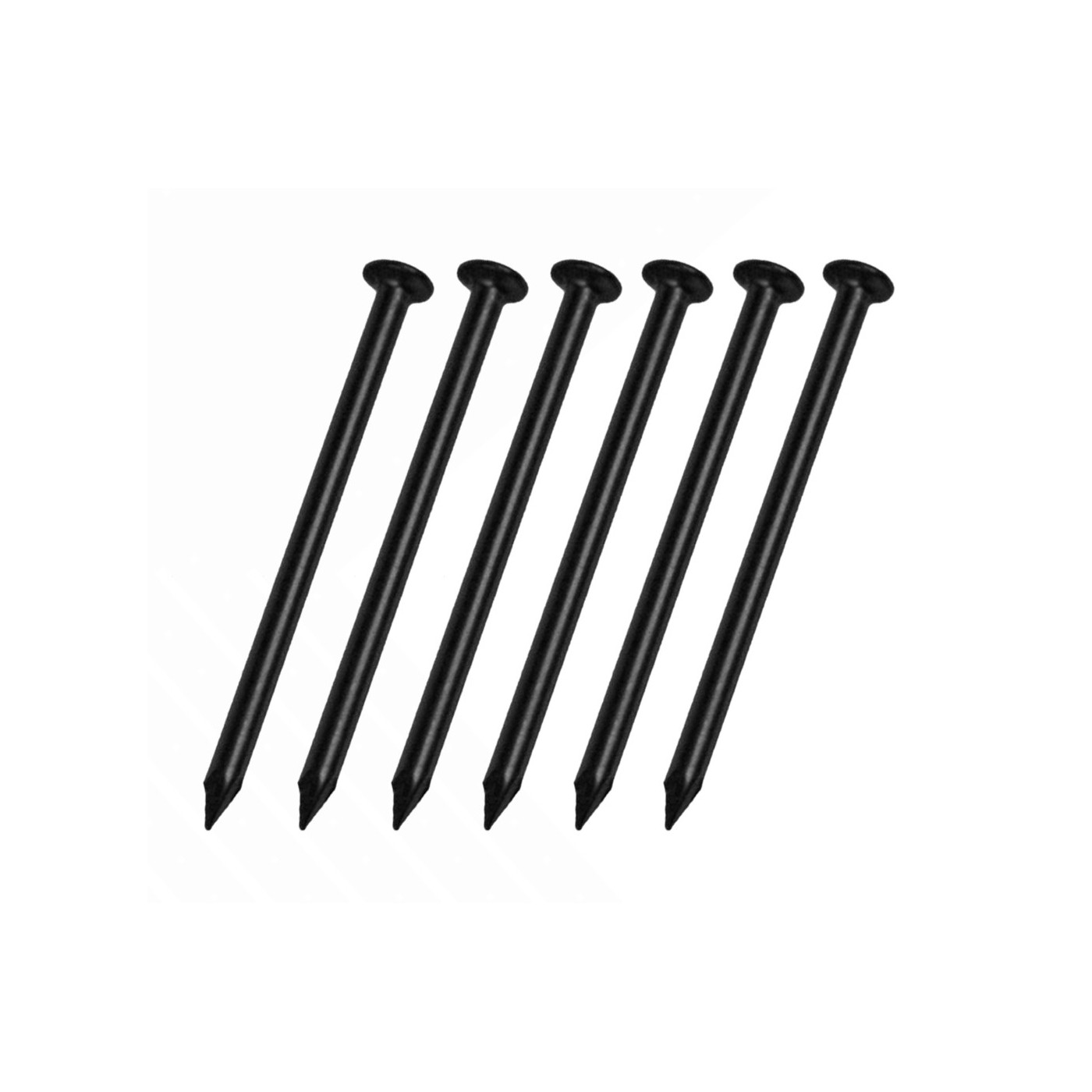Set van 325 stalen nagels (2.0x30 mm, zwart)