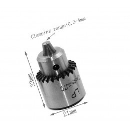 Mini drill chuck 0.3 - 4.0 mm