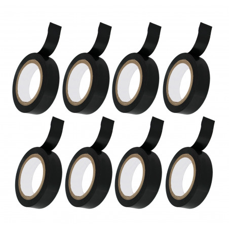Set von 8 Rollen PVC-Band, 1 cm breit, 80 m lang Set von 8 Rollen PVC-Band, 1 cm breit, 80 m lang