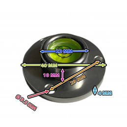 Doodadeals ® Niveau à bulle 20 cm - Petit niveau à bulle- Mini niveau à  bulle - 2