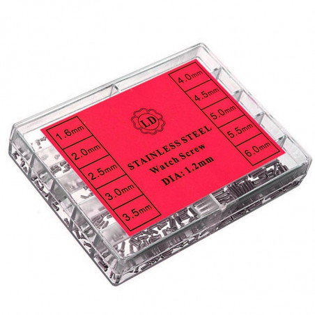 Sada miniaturních šroubků (průměr 1,2 mm, 500 kusů)