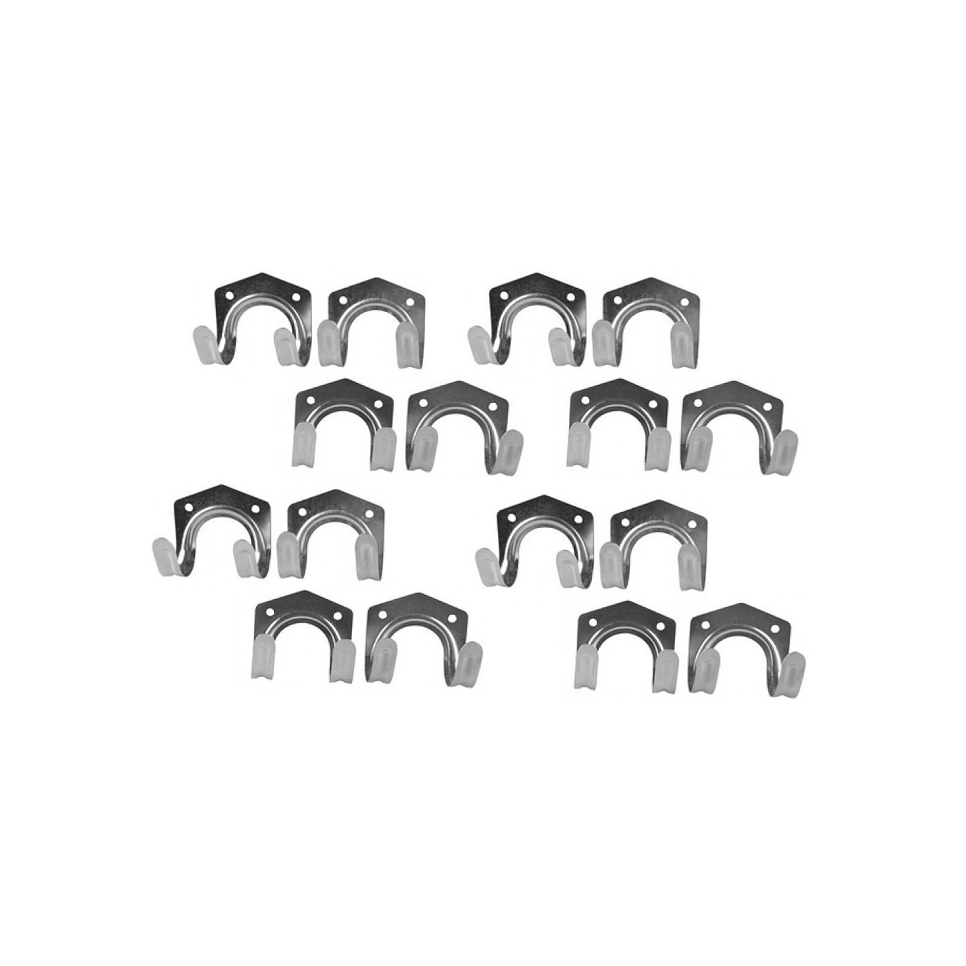 Set of 16 basic tool hooks for the garden