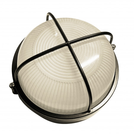 Industrial outdoor lamp (type 2, black, E27, splash-proof