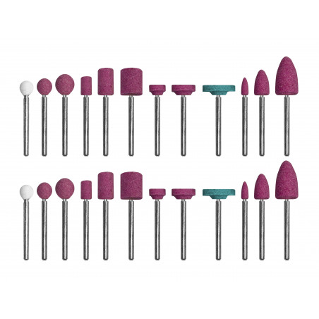 Set von 24 kleinen Schleifgraten für alle Bohr- und Set von 24 kleinen Schleifgraten für alle Bohr- und