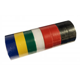 Set of 8 rolls of insulation tape (1.8 cm wide, total 40 meters